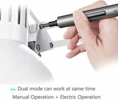 Wowstick 1F+ 64'lü Elektrikli Tornavida | Şarjlı, LED Işıklı, Hassas Uç Seti