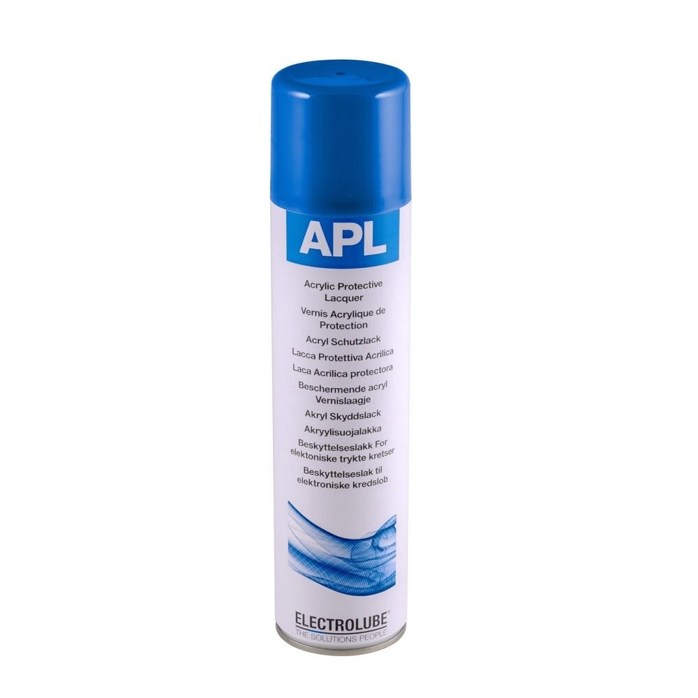 Electrolube APL 400ml Aerosol akrilik bazlı conformal coating PCB kaplama kimyasalı
