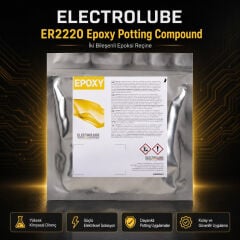 Electrolube ER2220 isi iletken UL94 V-0 epoksi potting dolgu 250 g ambalaj