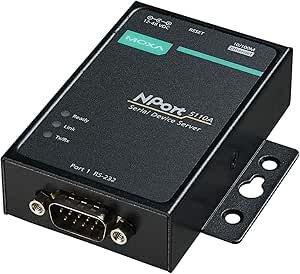 MOXA NPort 5110A RS232 Serial Device Server Ports