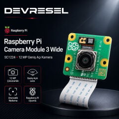Raspberry Pi SC1224 Camera Module 3 Wide 12MP geniş açı kamera Vitrin