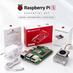 Raspberry Pi 5 8GB Orijinal Güç Adaptörlü Active Cooler Seti