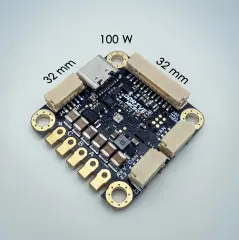 ODrive Micro (ODMICRO) Tek Eksenli BLDC / PMAC Servo Motor Kontrol Kartı – 100W CAN Bus Motor Sürücü