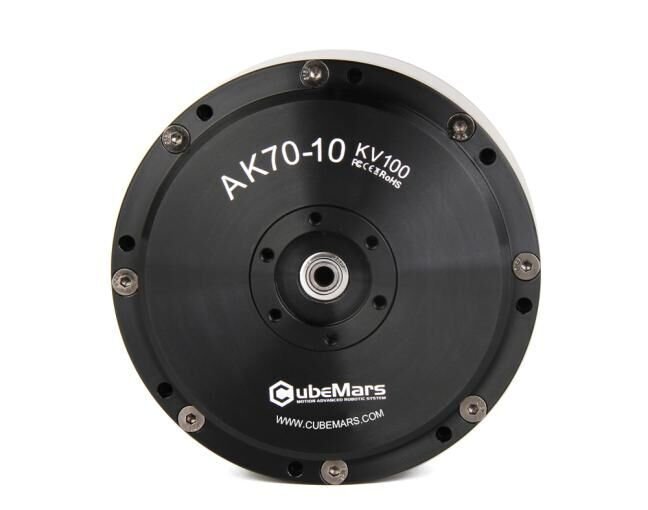 CubeMars AK70-10 KV100 hollow shaft robotik eklem aktüatörü