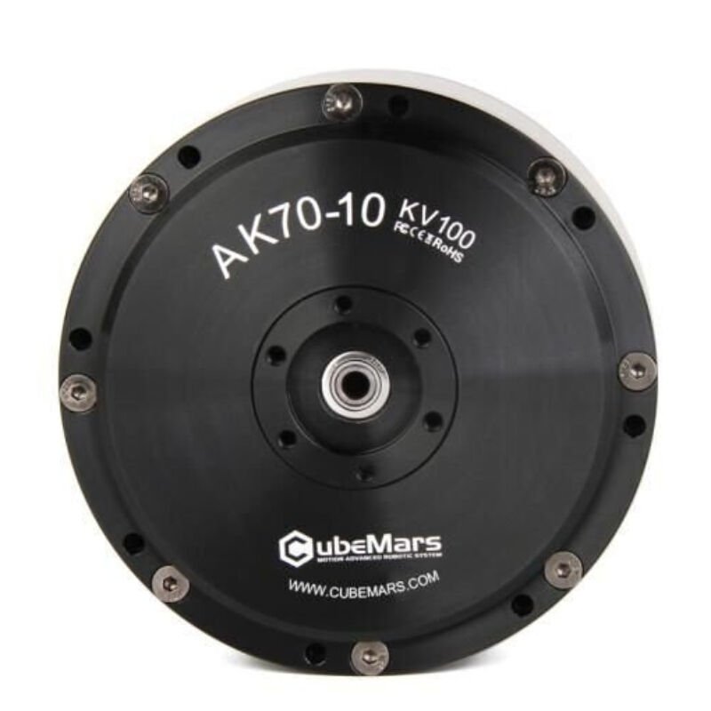 CubeMars AK70-10 KV100 hollow shaft robotik eklem aktüatörü