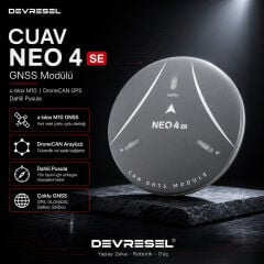 CUAV NEO 4 SE GNSS modülü – u-blox M10, DroneCAN GPS ve dahili pusula