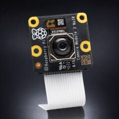 Sony IMX708 12MP sensor detayi Raspberry Pi NoIR kamera modulu yakin cekim