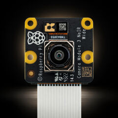 120 derece genis aci lens detayi Raspberry Pi Wide NoIR kamera yakin cekim