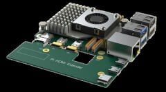 Pi-Box Pro 5 HDMI extender PCB ile micro-HDMI ve güç port hizalama