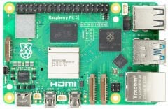 Raspberry Pi 5 Model B 8GB USB Ethernet ve micro HDMI portl