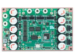 SOLO MEGA 6kW FOC motor surucu karti on gorunumu, aluminyum sogutucu ve guc terminalleri