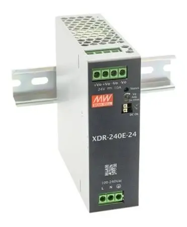 Mean Well XDR-240-24 Ön görünüm