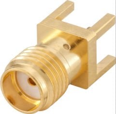 Rosenberger 32K101-400L5 SMA RF adaptör, 50 Ohm empedanslı yüksek frekanslı RF ve mikrodalga uygulamaları için hassas koaksiyel bağlantı çözümü